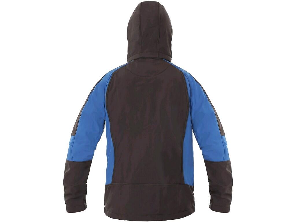 Jacket CXS SACRAMENTO: Men’s softshell jacket with detachable hood, water-resistant and windproof, zipper fastening, underarm ventilation, sleeves with regulated wristband, chest…
