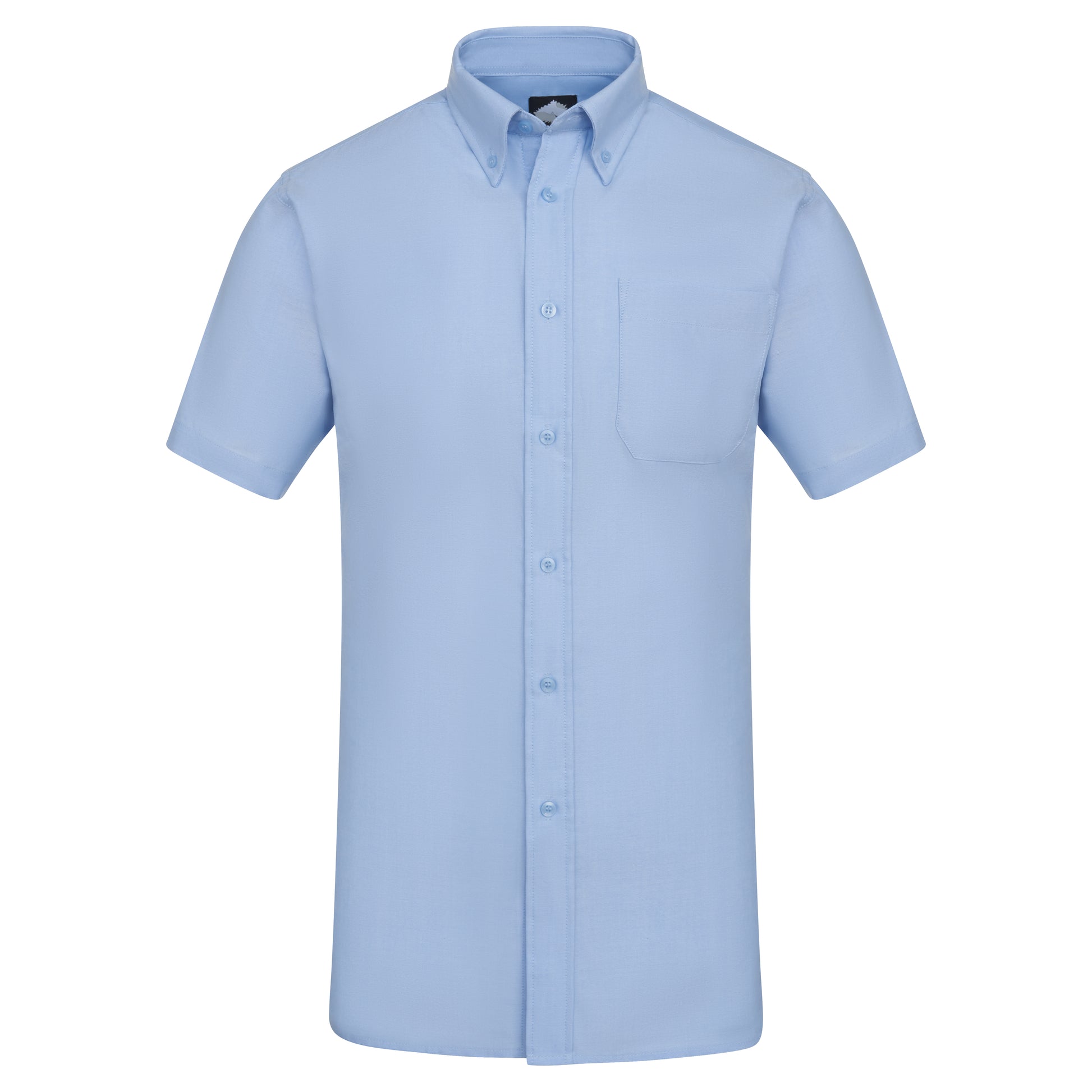 The Classic Oxford S/S Shirt Sky Front
