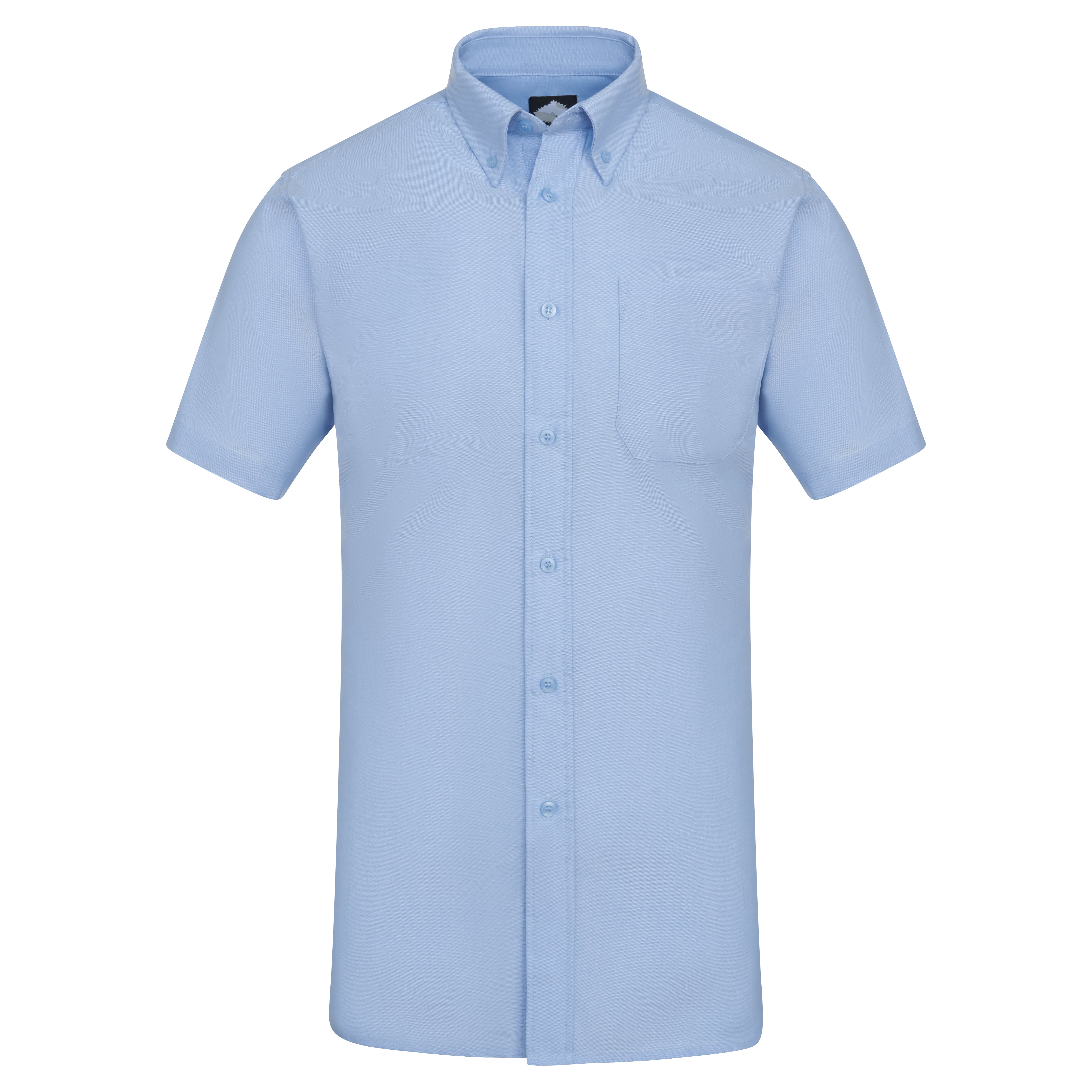 The Classic Oxford S/S Shirt Sky Front