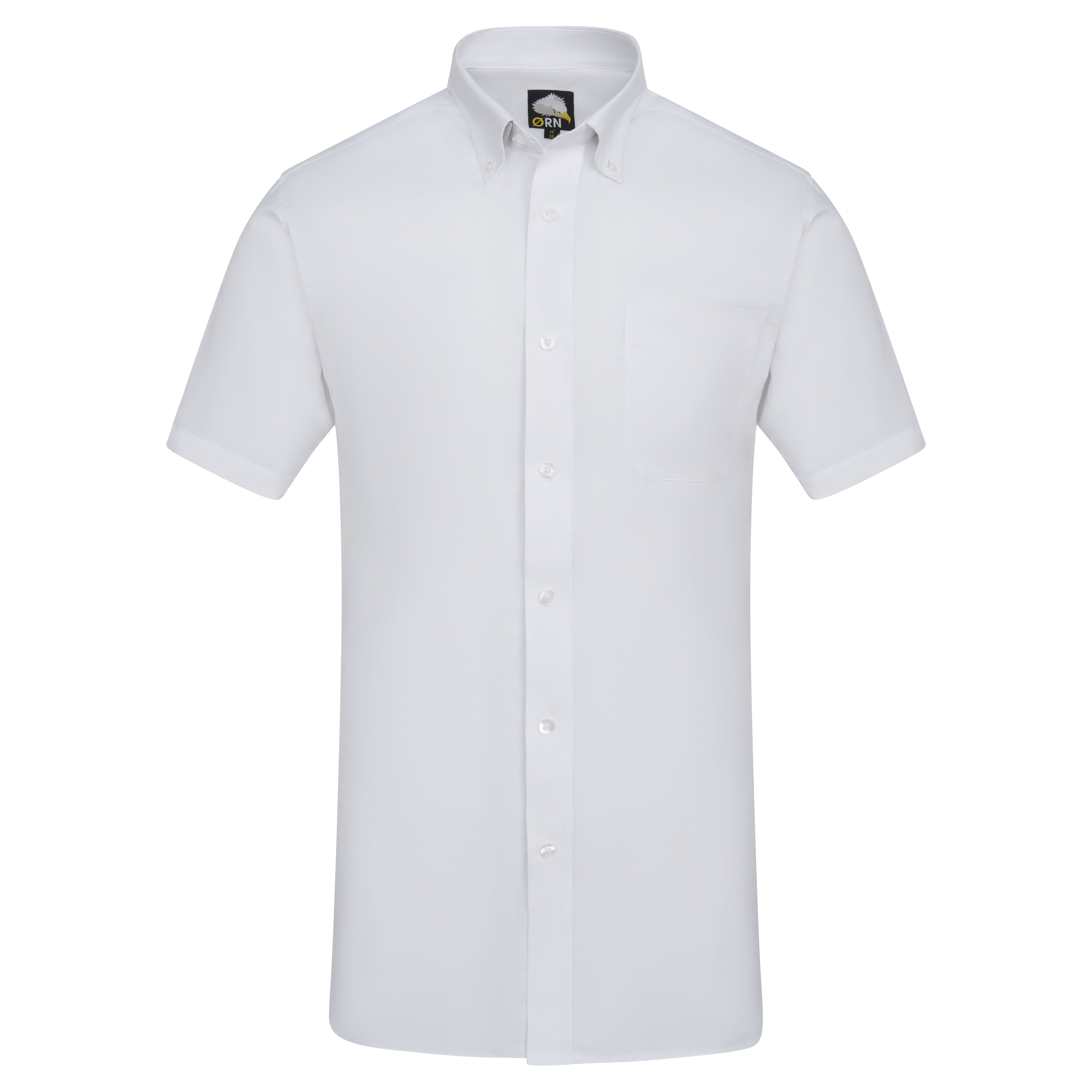 The Classic Oxford S/S Shirt White Front