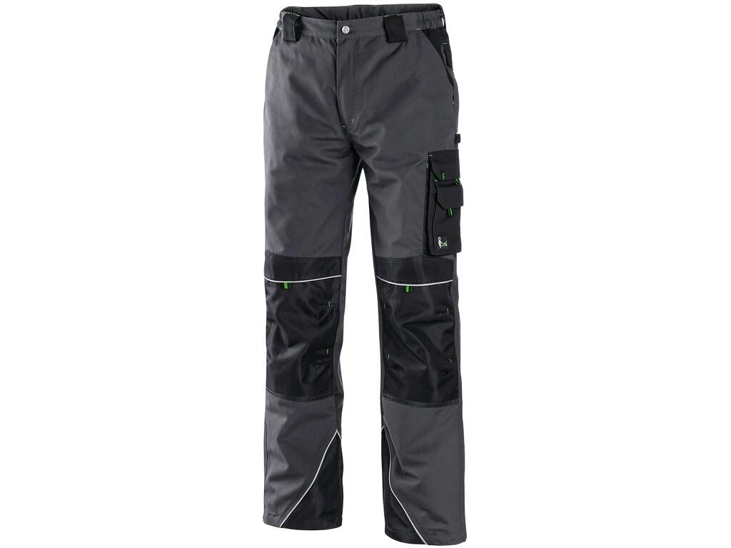 Trousers CXS SIRIUS NIKOLAS: Men’s working trousers, waist with belt loops and side elastic bands, front pockets, multifunctional pockets on both sides, knees reinforced by 600D p…