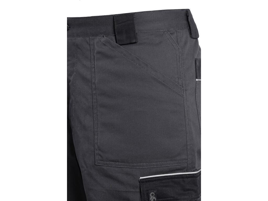 Trousers CXS ORION TEODOR PLUS: Men’s working trousers, waist with belt loops and elastic band in the back, front hanging pockets for tools with possibility to insert into the poc…