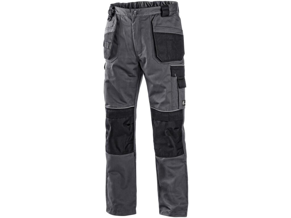 Trousers CXS ORION TEODOR PLUS: Men’s working trousers, waist with belt loops and elastic band in the back, front hanging pockets for tools with possibility to insert into the poc…
