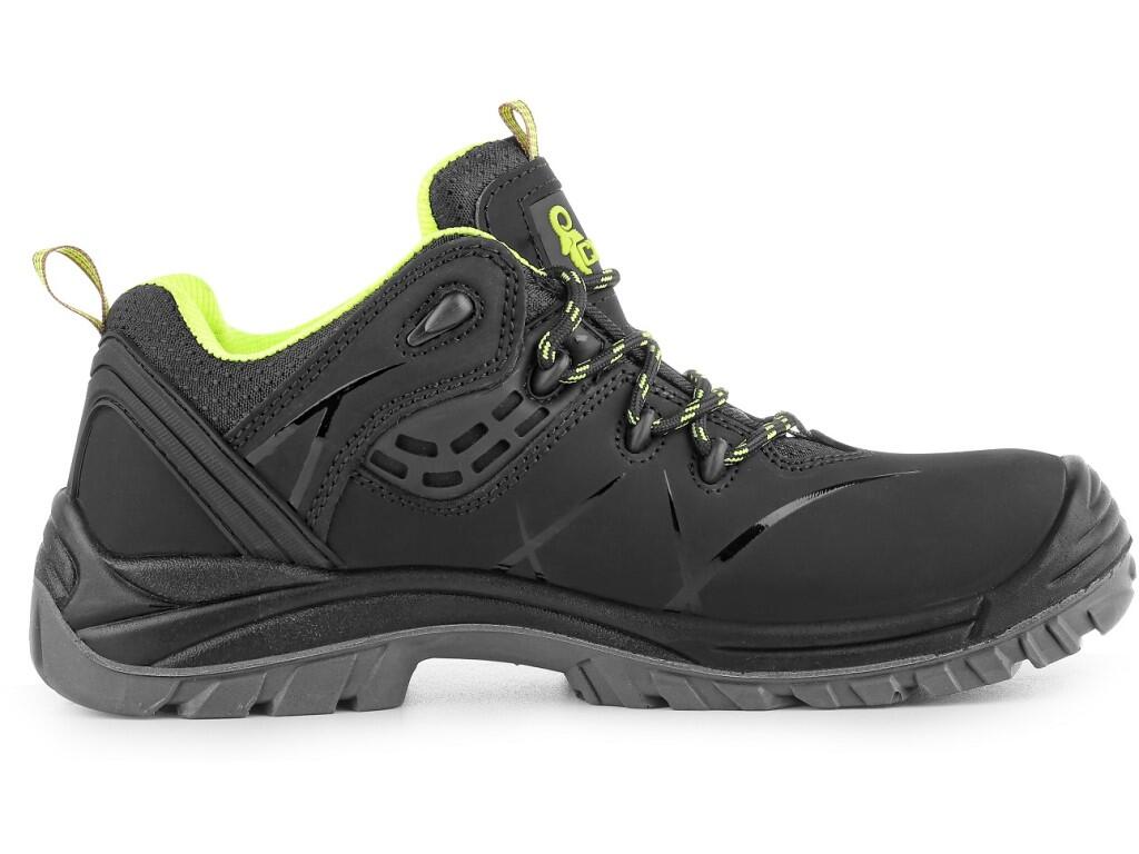 Low footwear CXS UNIVERSE COMET S3S: Safety low footwear, leather, with plastic toe cap and Dyna-Flex® midsole, reflective accessories. Material: upper made of 1,6 - 1,8 mm split…