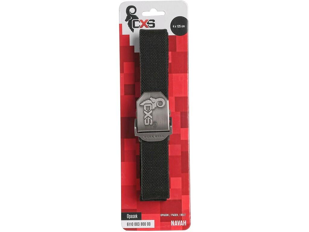 Belt CXS NAVAH: Textile belt with high-quality metal buckle with CXS logo, simple patent closing, the buckle allows individual length adjustment. Packed with practical blister for…