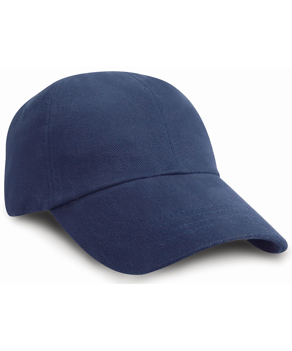 Junior low-profile heavy brushed cotton cap with sandwich peak