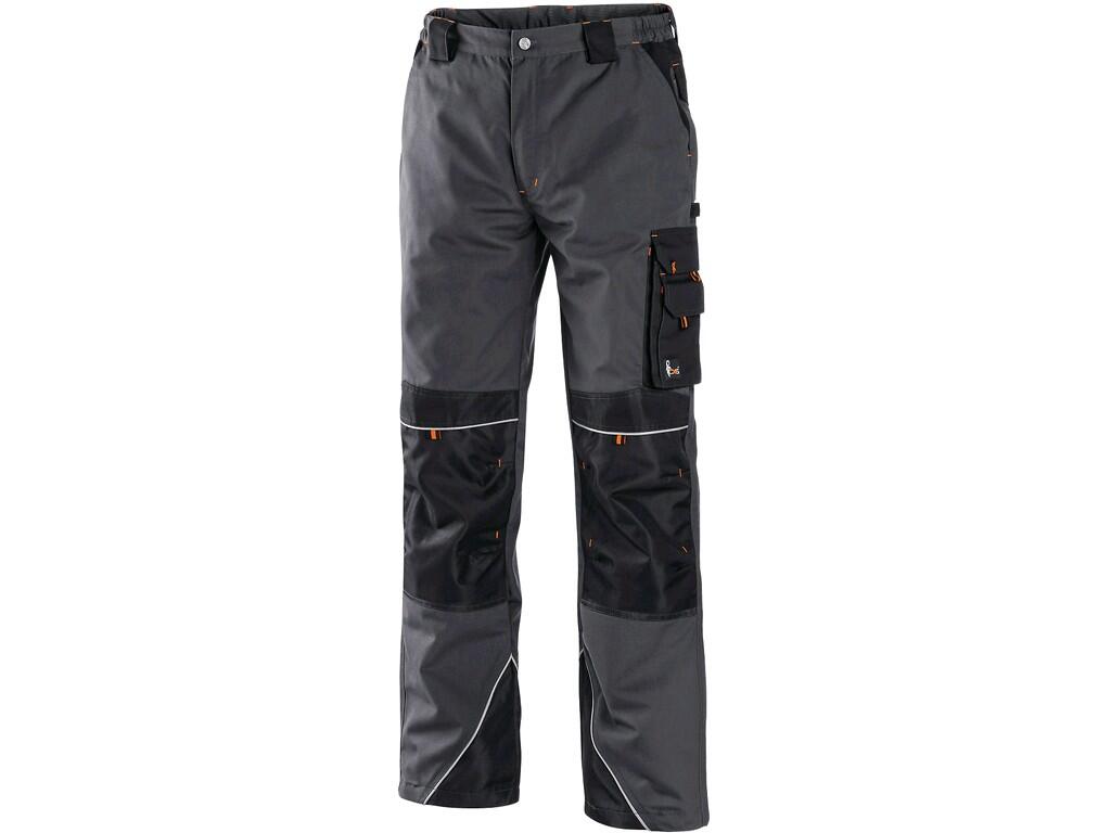 Trousers CXS SIRIUS NIKOLAS: Men’s working trousers, waist with belt loops and side elastic bands, front pockets, multifunctional pockets on both sides, knees reinforced by 600D p…