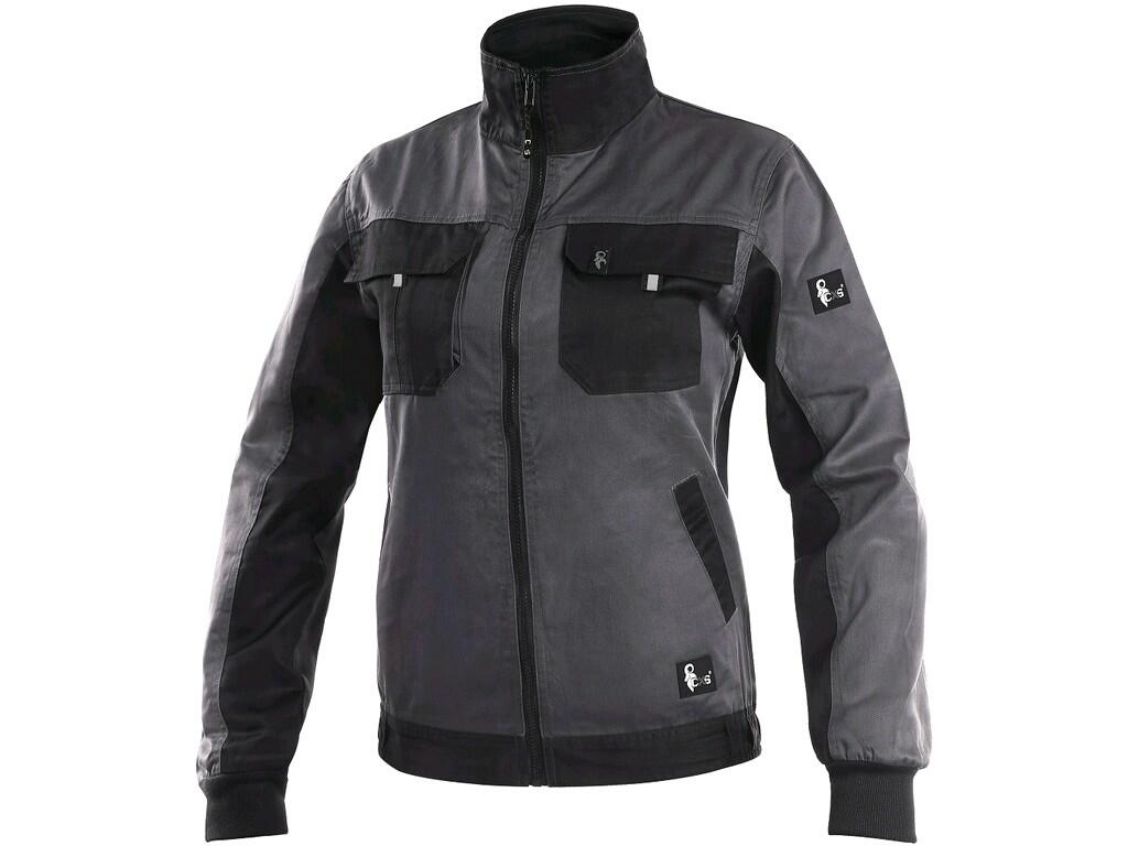 Jacket CXS PHOENIX BELLONA: Ladies’ working jacket made of lightweight material, sleeves with elastic cuff, zipper fastening, chest flap pockets, simple side pockets, reflective a…