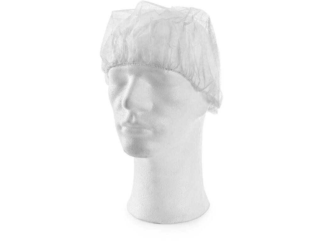 Hat CXS MAGDA: Disposable cap made from non-woven textile, beret cut. Non-absorbent, dust-free, fiber-free material protects users and products from dirt. Recommended application:…
