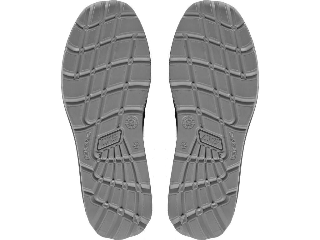 Ankle footwear CXS TEXLINE MURTER S1PS: Safety ankle footwear, textile, with composite toe cap and Dyna-Flex® midsole, reflective accessories. Material: 1,8 - 2,0 mm polyester upp…