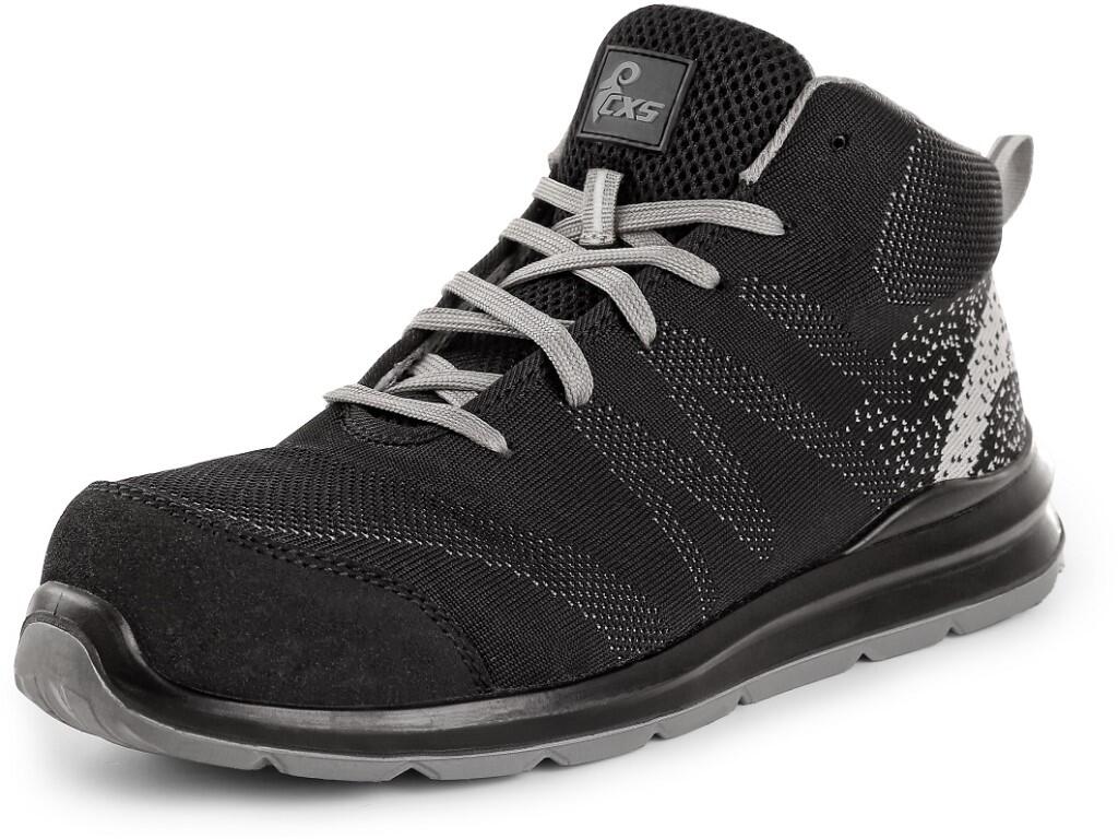 Ankle footwear CXS TEXLINE MURTER S1PS: Safety ankle footwear, textile, with composite toe cap and Dyna-Flex® midsole, reflective accessories. Material: 1,8 - 2,0 mm polyester upp…