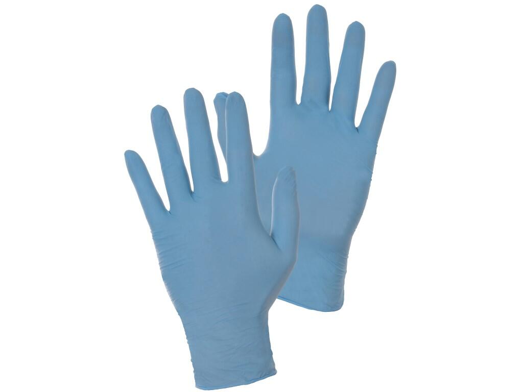 Gloves STERN: Disposable nitrile gloves, weight 4.0g, powder free, 100 pcs pack. Textured fingertips provide good comfort and tactility for sensitive, precise handling. They do no…