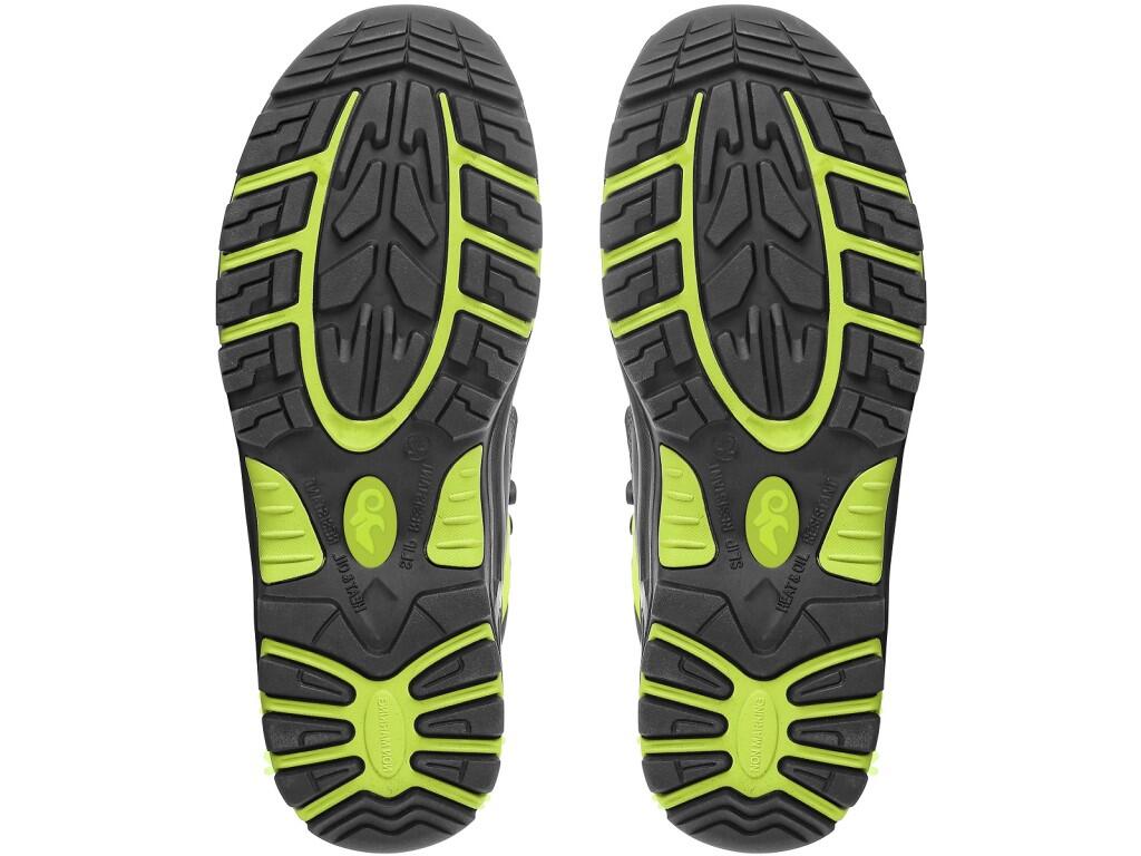 Ankle footwear CXS UNIVERSE SOLID S3: Safety ankle footwear with composite toe cap and Dyna-Flex® midsole, metal free, reflective accessories. Material: upper made of 1,8 - 2 mm q…