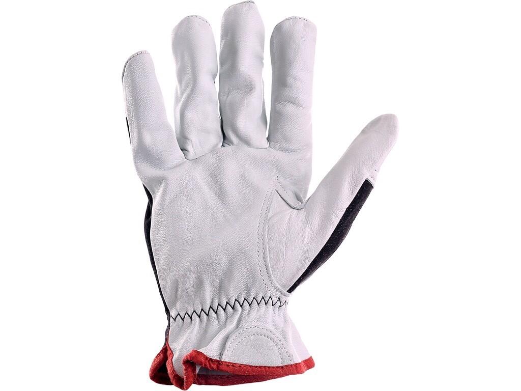 Gloves CXS TECHNIK PLUS with blister: Gloves with elastic back and rubber in the wrist. Recommended application: logistic, light industry, hobby, car services, construction, drive…