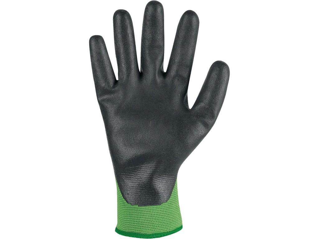 Gloves CXS DOUBLE ROXY WINTER: Winter seamless knitted gloves, double acrylic knit brushed inside, palm and fingers coated with foam nitrile, protection against contact heat up to…