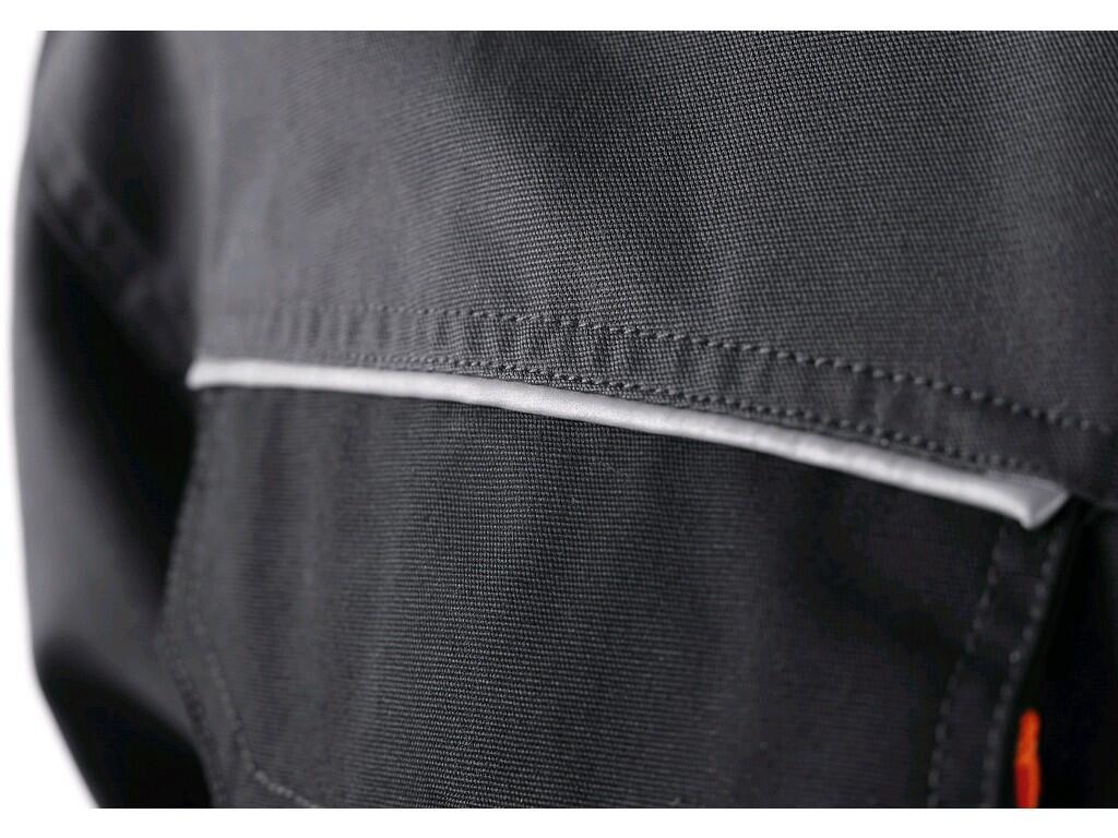 Jacket CXS SIRIUS LUCIUS: Men’s working jacket, shoulders reinforced by 600D polyester, sleeves with adjustable cuff, covered zipper fastening with snaps, multifunctional chest po…