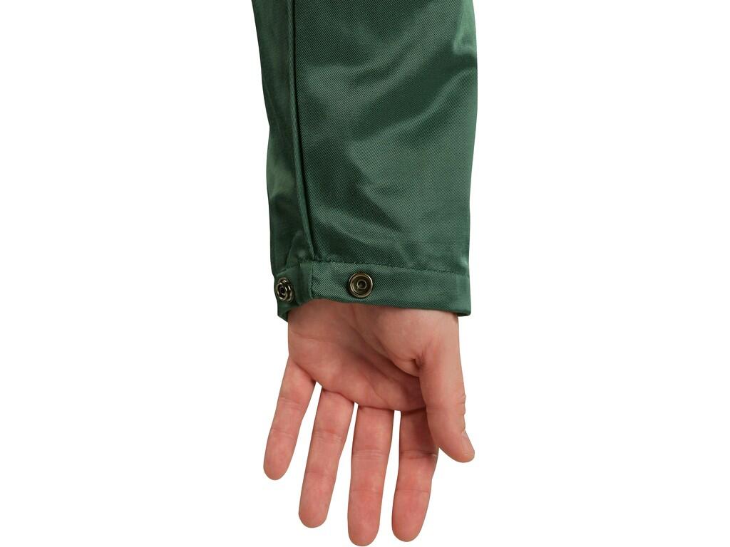 Jacket LESNÍK: Men’s working jacket, snap for pulling sleeve cuffs, 4 pockets, covered zipper and snap fastening, prolonged back part, ventilation of the underarm and back part. R…