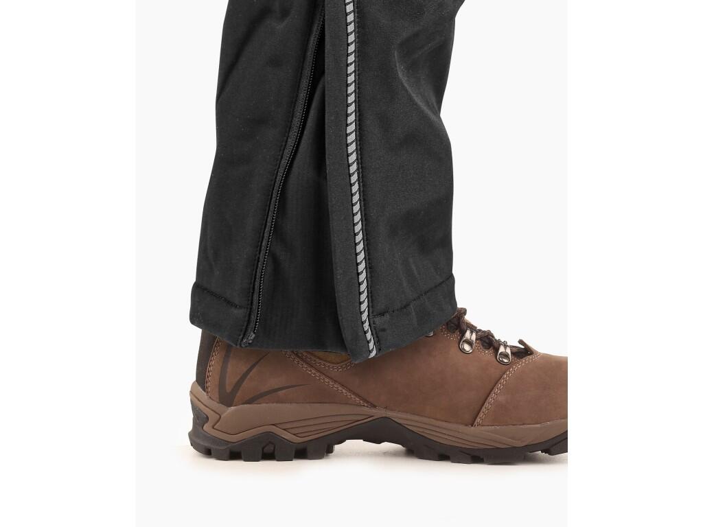 Trousers CXS TRENTON: Men’s outdoor softshell trousers, detachable braces with size adjustment, flexible waist with adjustable size, 2 front zipper pockets, back zipper pocket, ve…