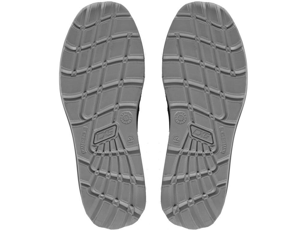 Low footwear CXS TEXLINE SIT S1: Low footwear, textile, with steel toe cap and reflective accessories. Material: 1,8 - 2,0 mm polyester upper washable up to 30°C, reinforced micro…