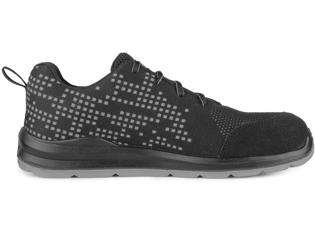 Low footwear CXS TEXLINE SIT S1: Low footwear, textile, with steel toe cap and reflective accessories. Material: 1,8 - 2,0 mm polyester upper washable up to 30°C, reinforced micro…