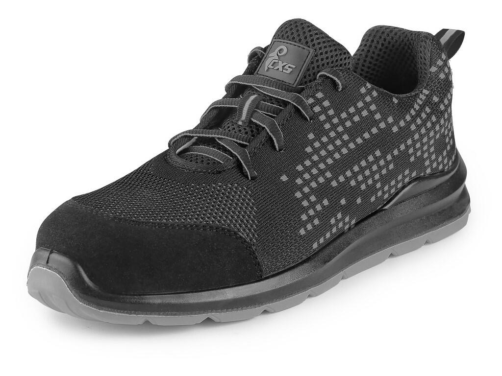Low footwear CXS TEXLINE SIT S1: Low footwear, textile, with steel toe cap and reflective accessories. Material: 1,8 - 2,0 mm polyester upper washable up to 30°C, reinforced micro…