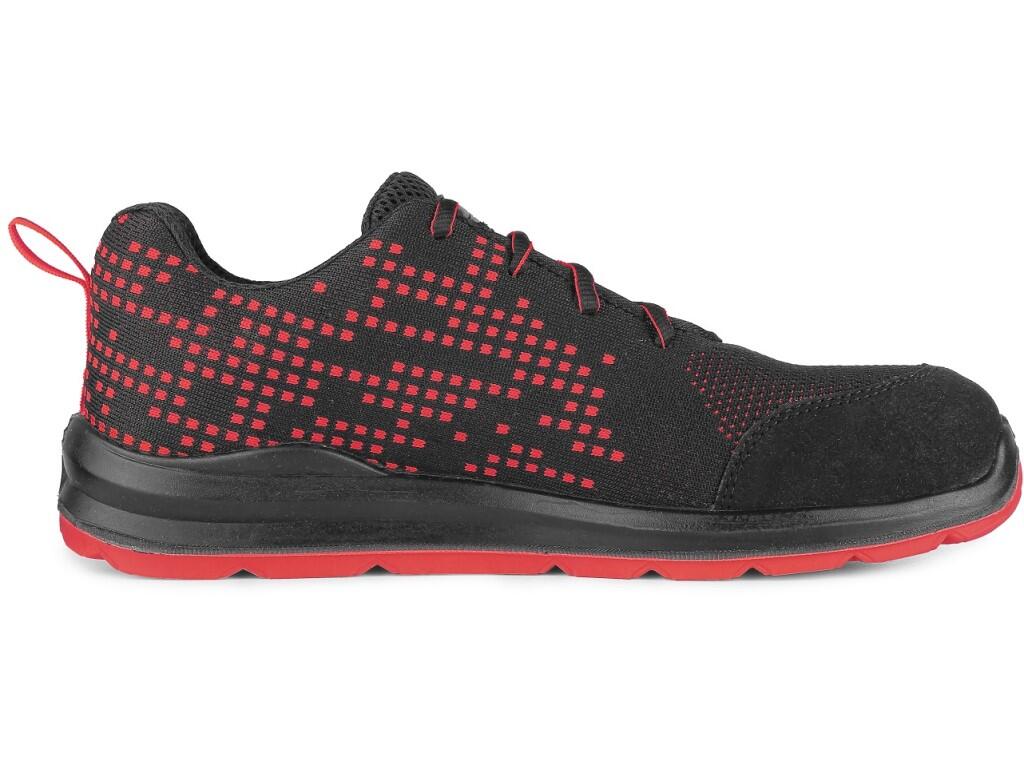 Low footwear CXS TEXLINE DOLIN S1: Low footwear, textile, with steel toe cap and reflective accessories. Material: 1,8 - 2,0 mm polyester upper washable up to 30°C, reinforced mic…