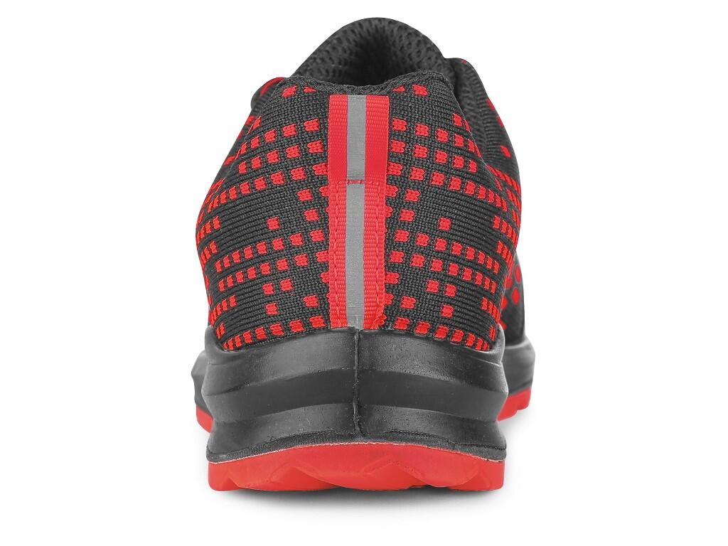 Low footwear CXS TEXLINE DOLIN S1: Low footwear, textile, with steel toe cap and reflective accessories. Material: 1,8 - 2,0 mm polyester upper washable up to 30°C, reinforced mic…