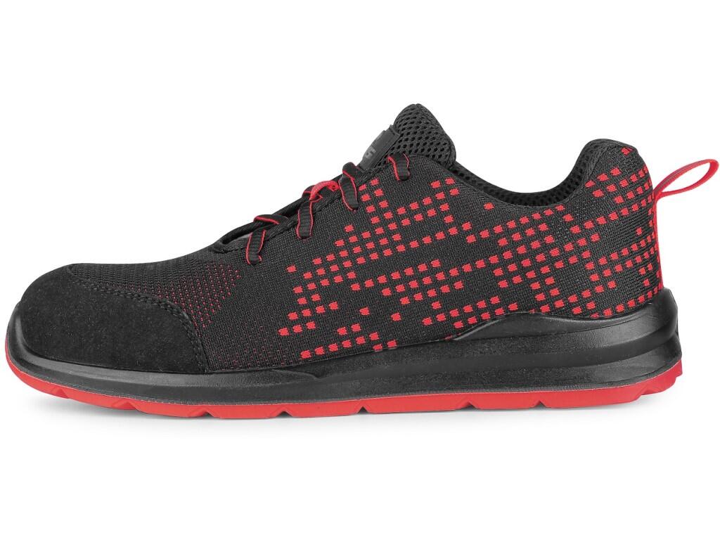 Low footwear CXS TEXLINE DOLIN S1: Low footwear, textile, with steel toe cap and reflective accessories. Material: 1,8 - 2,0 mm polyester upper washable up to 30°C, reinforced mic…