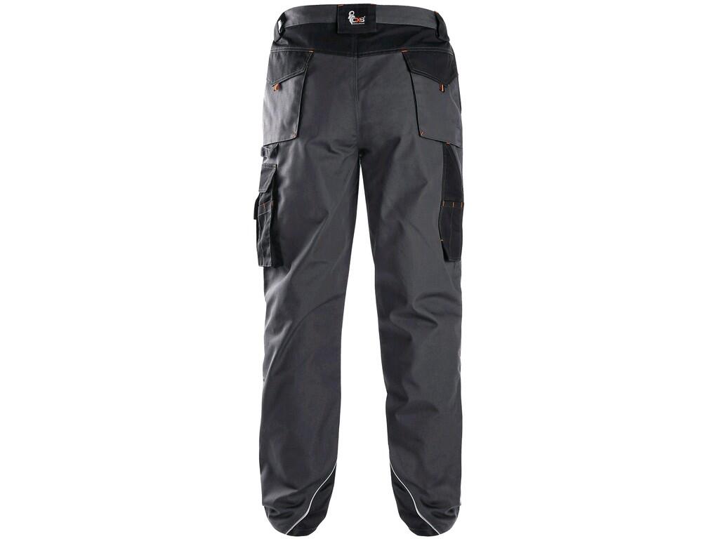 Trousers CXS SIRIUS NIKOLAS: Men’s working trousers, waist with belt loops and side elastic bands, front pockets, multifunctional pockets on both sides, knees reinforced by 600D p…