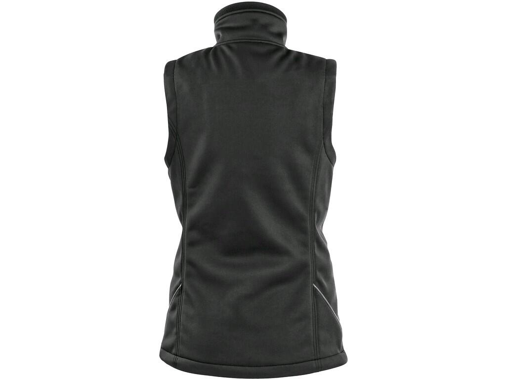 Vest CXS LAREDO: Ladies’ lightweight vest, zipper fastening, tightening at the bottom, two side zipper pockets, reflective accessories.