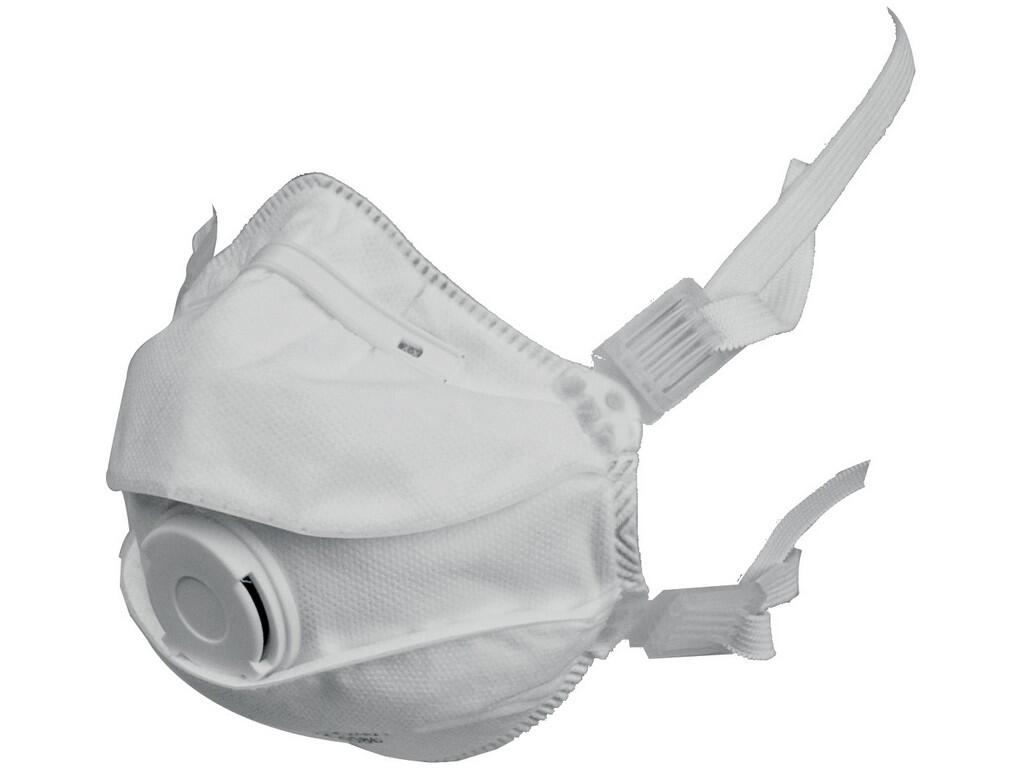 Particulate respirator SPIRO P3: Class FFP3 filtering half-face mask provides protection against solid and liquid aerosols in concentrations up to 50 x PEL. It is a foldable respi…