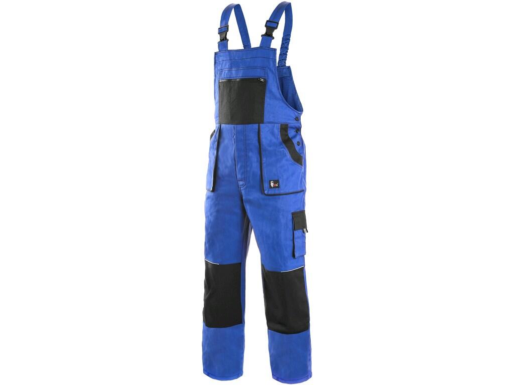 Working trousers bib CXS LUXY ROBIN: Men ́s working trousers with bib - shortened version for height 170-176 cm. Bib zipper pocket, waist with elastic band in the back, front pock…