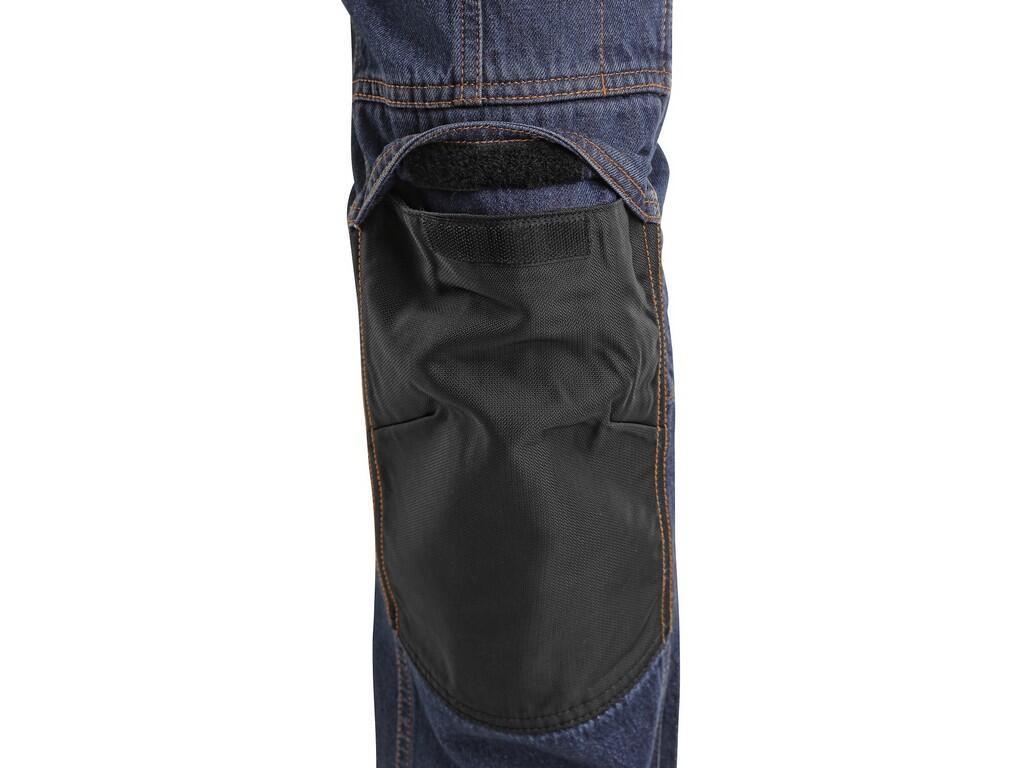 Jeans CXS Nimes: Men’s jeans, waist with belt loops and plastic eyelet, inner waist with antislip rubber tape, 2 front pockets, 2 back pockets made of CORDURA, side multifunctiona…