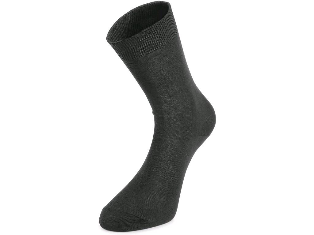 Socks CXS CAVA: Classic smooth socks designed for leisure and professional activities, fine hem.