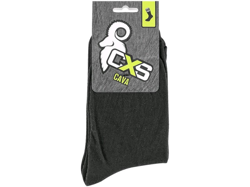 Socks CXS CAVA: Classic smooth socks designed for leisure and professional activities, fine hem.