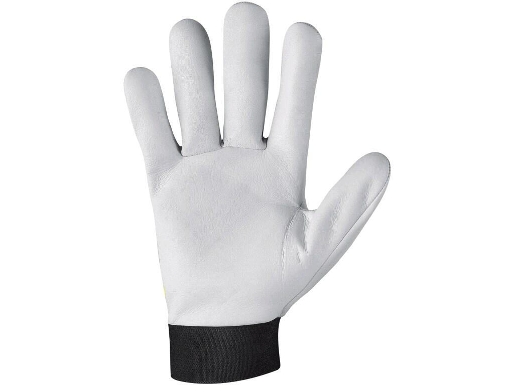 Gloves CXS TECHNIK A: Combined high quality gloves with velcro wrist. Recommended application: logistics, light industry, hobby, car servis, construction, drivers.