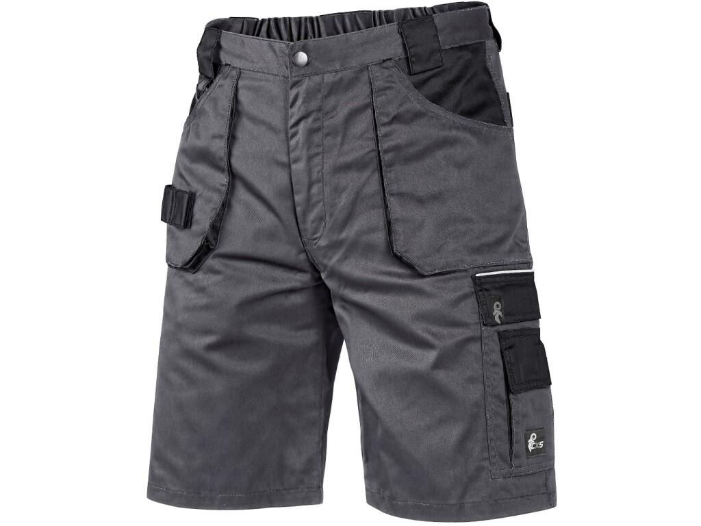 Shorts CXS ORION DAVID: Men’s working shorts, waist with belt loops and elastic band in the back, front pockets with loops for tools, multifunctional pockets on both sides, two ba…