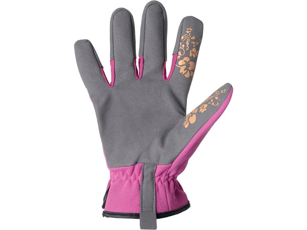 Gloves CXS PICEA: Combined ladies’ gloves with decorative printing and rubber wrist. Gloves are made of quality materials which resist shrinking, stretching and hardening and they…