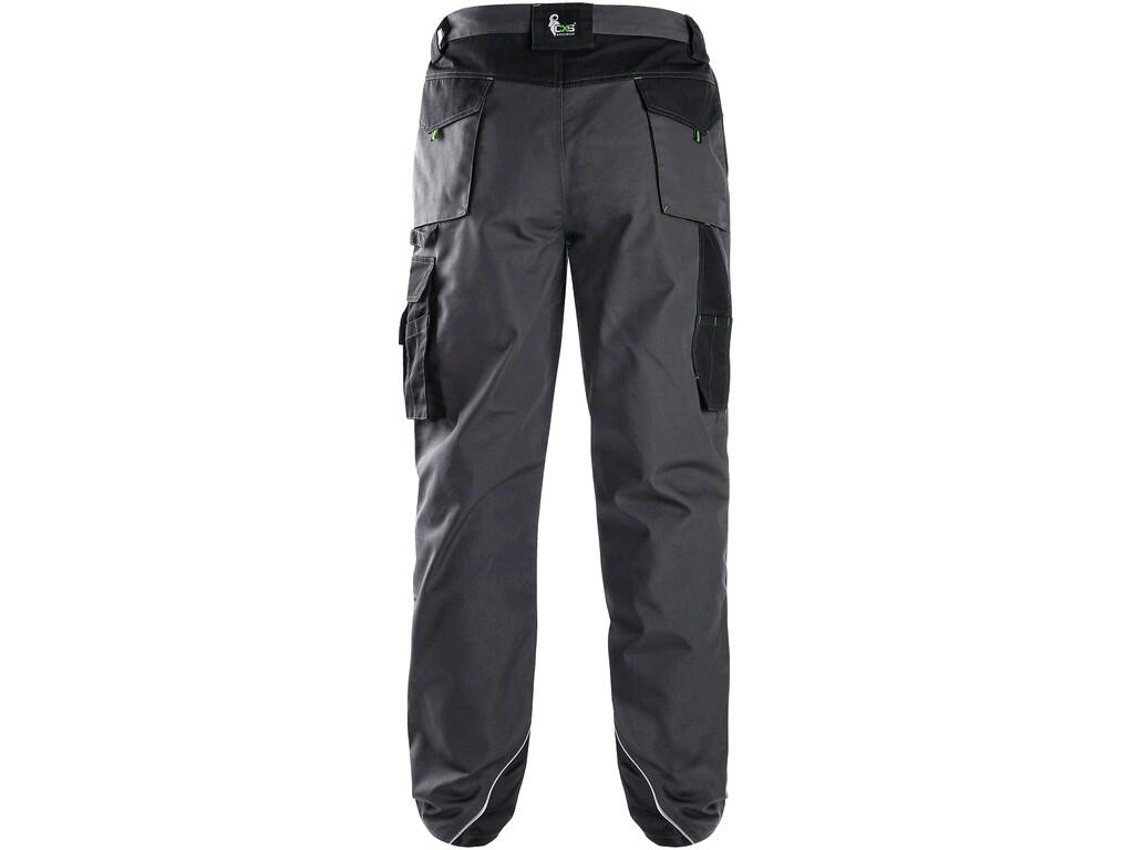 Trousers CXS SIRIUS NIKOLAS: Men’s working trousers, waist with belt loops and side elastic bands, front pockets, multifunctional pockets on both sides, knees reinforced by 600D p…