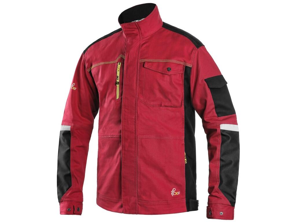 Workig jacket CXS STRETCH: Men’s working jacket, stretch fabric allowing free movement, shoulders reinforced by 600D polyester, sleeves with adjustable cuff, flap pocket on the le…