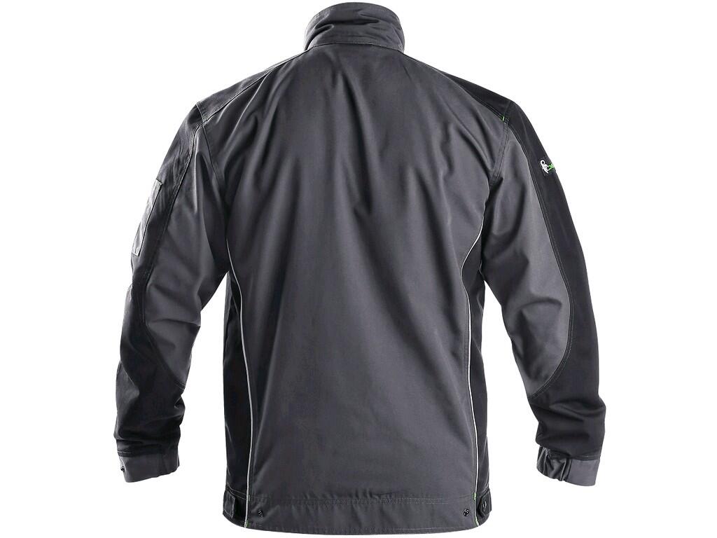 Jacket CXS SIRIUS LUCIUS: Men’s working jacket, shoulders reinforced by 600D polyester, sleeves with adjustable cuff, covered zipper fastening with snaps, multifunctional chest po…