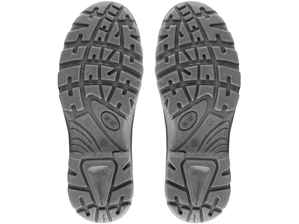 Low footwear CXS UNIVERSE COMET O2: Working low footwear, leather, reflective accessories. Material: upper made of 1,6 - 1,8 mm hydrophobic split nubuck leather (one piece), outer…