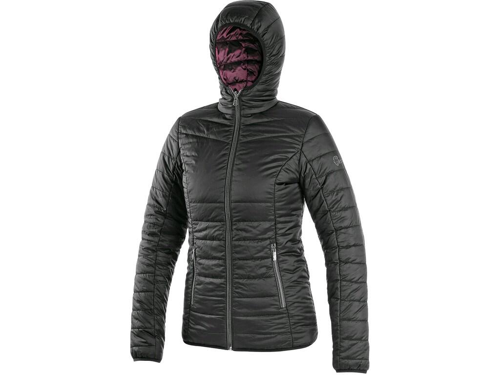 Jacket CXS OCEANIA: Dámská oboustranná zateplená bunda s kapucí a reflexními doplňky. Bunda má zapínání na zip, rukávy a spodní lem do gumičky, 2 boční kapsy na zip s reflexními d…