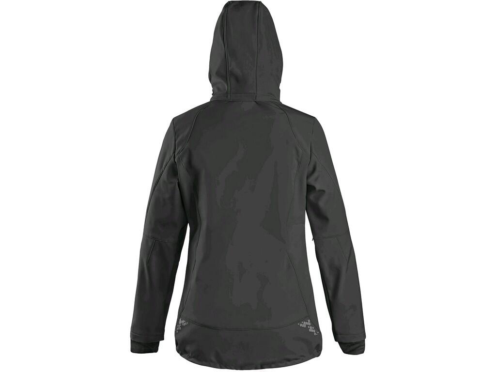 Jacket CXS NEVADA: Ladies’ softshell jacket with detachable hood, water-resistant and windproof, zipper fastening, underarm ventilation, chest zipper pocket, side zipper pockets,…