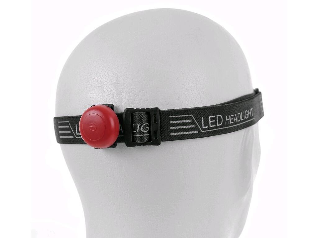 Headlamp CREE LED XPG: LED headlamp, water resistant, adjustable beam angle, rechargeable via USB cabel (included), switching: 100% - 70% - 30% + SOS (red flashing ), beam distanc…