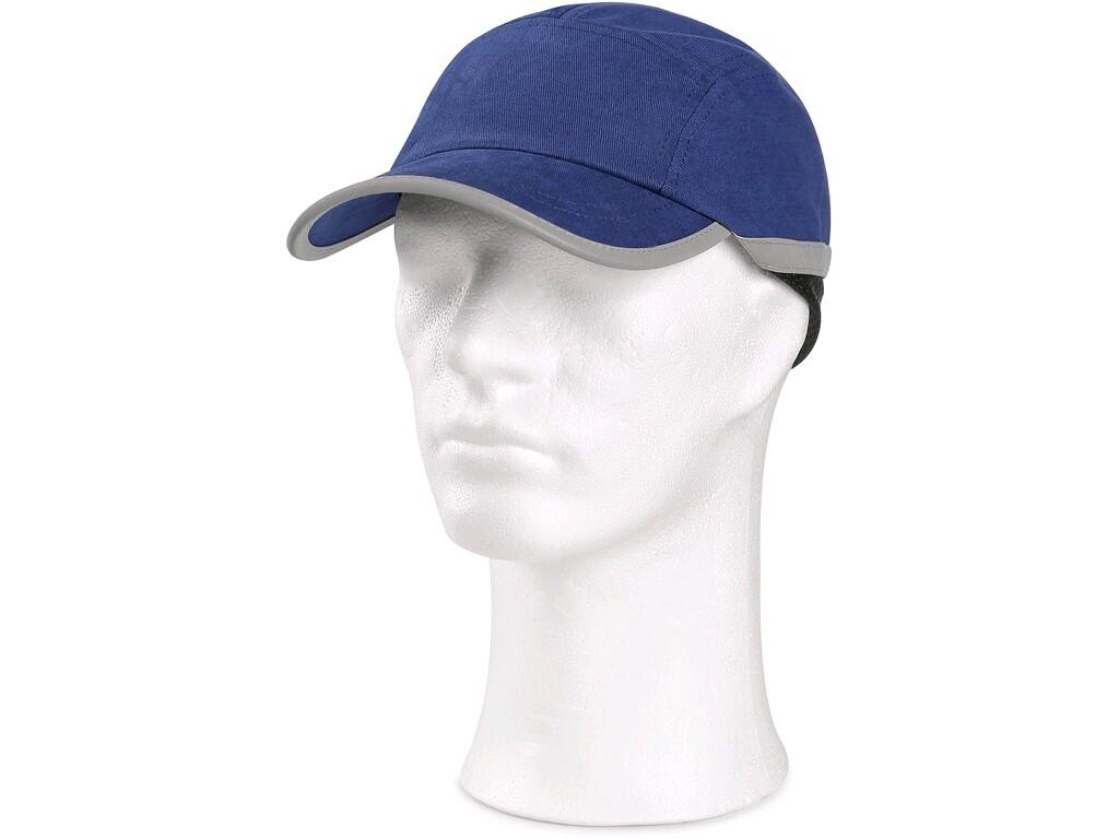 Cap CXS CRAN inner plastic SM923: Sporty type working cap. Reflective stripes for high visibility. Side mesh part. Strap with velro for size adjustment. Suitable for activities wh…