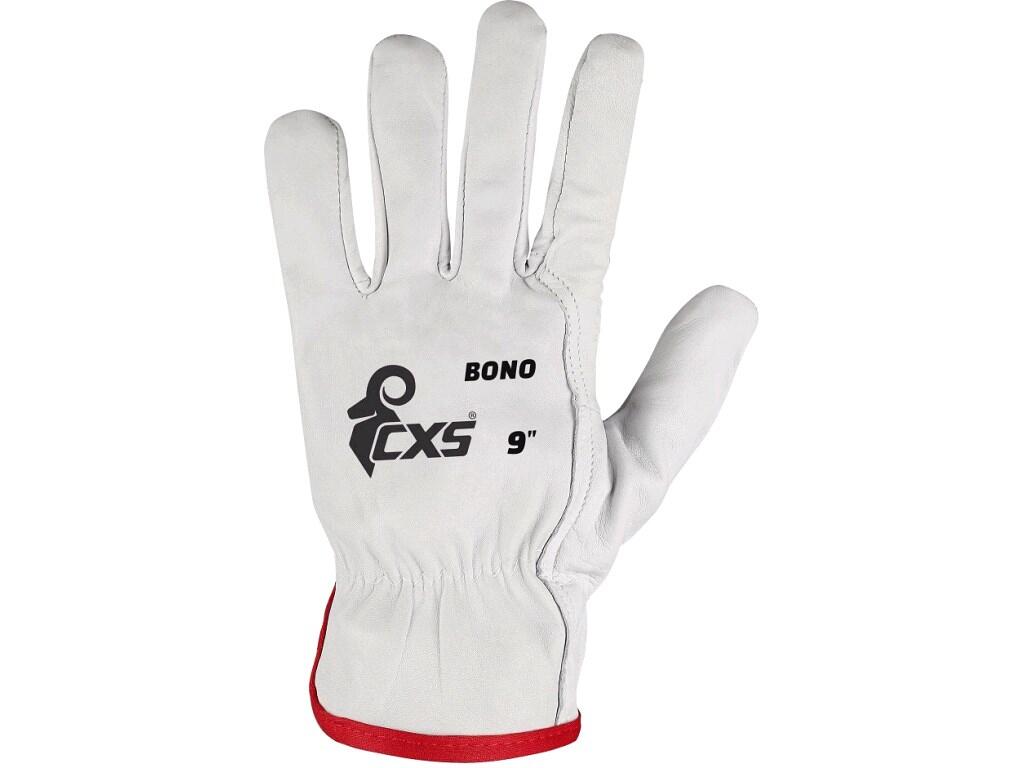 Gloves CXS BONO: Gloves with rubber band on the wrist. Recommended application: logistics, light industry, hobby, construction, drivers.