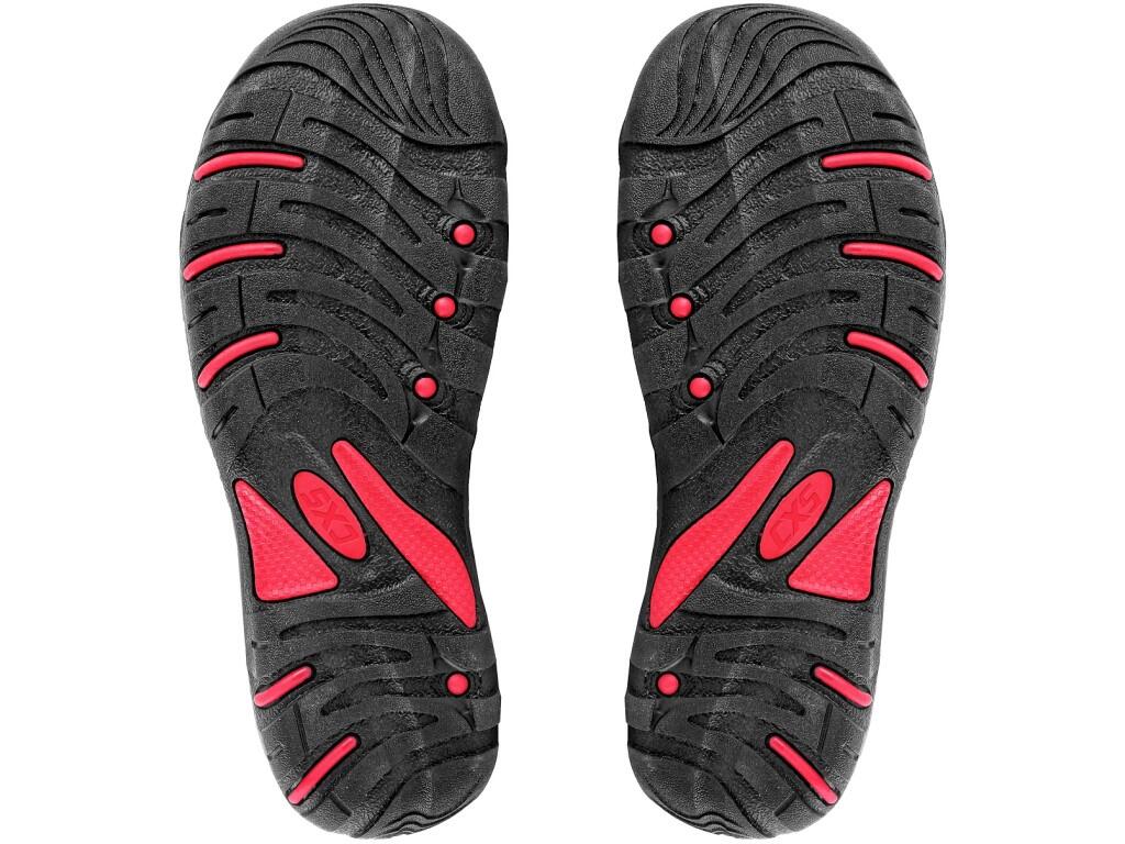 Sandals CXS SAHARA: Leisure sandal with side vents for better breathability, stretch tightening strap, reflective accessories. Material: cow suede leather upper with textile acces…