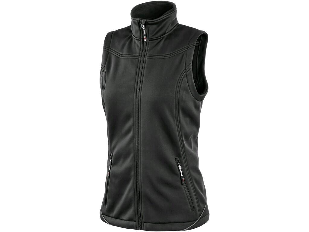 Vest CXS LAREDO: Ladies’ lightweight vest, zipper fastening, tightening at the bottom, two side zipper pockets, reflective accessories.