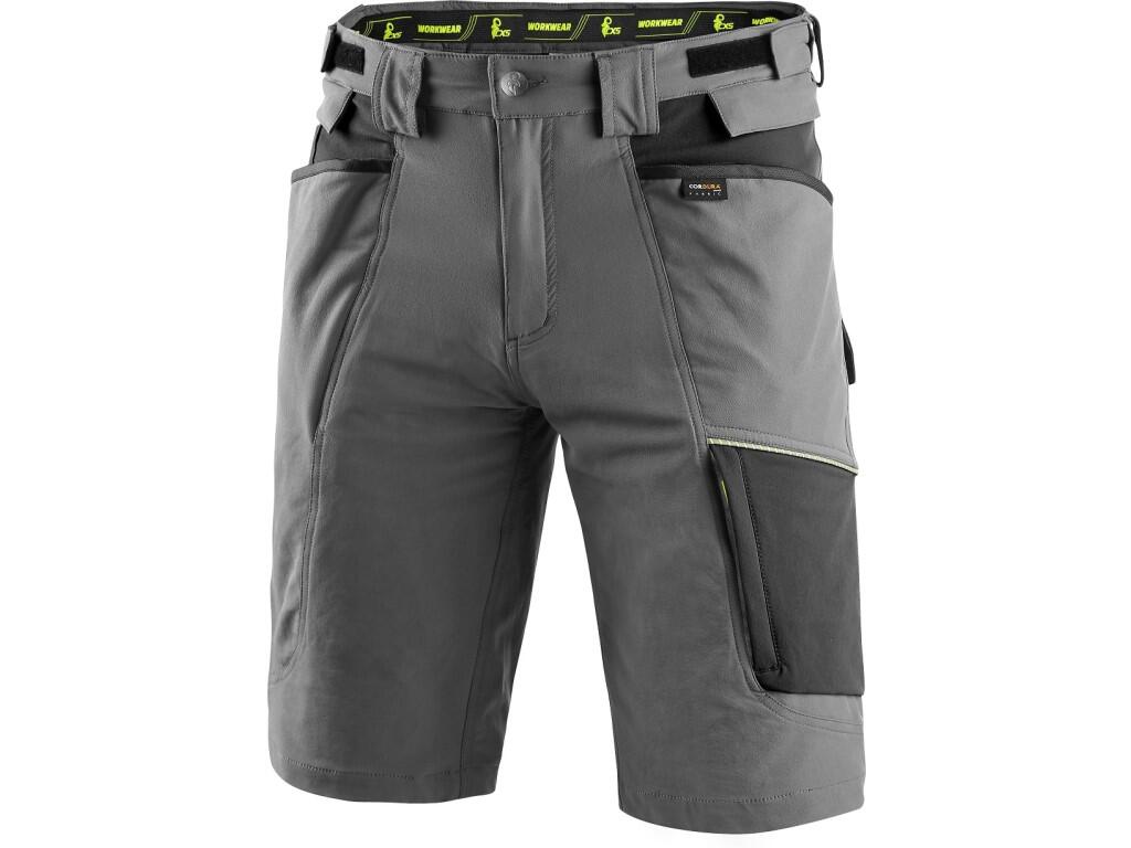 Shorts CXS NAOS men’s: Men’s working shorts with contrasting color and reflective accessories. The 4-way stretch construction allows material to be stretched in all 4 directions a…